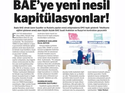 BAEYE YENİ NESİL KAPİTÜLASYONLAR! (BİRGÜN)
