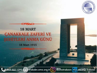 18 MART ÇANAKKALE ZAFERİ ŞEHİTLERİ ANMA GÜNÜ