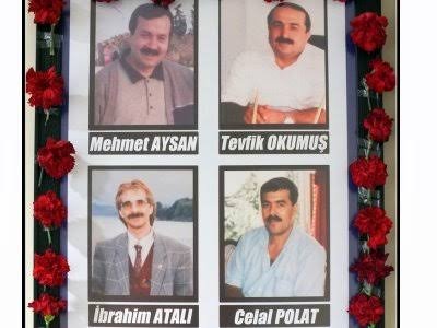 TEVFİK OKUMUŞ, İBRAHİM ATALI,  CELAL POLAT VE MEHMET AYSANI SAYGIYLA ANIYORUZ