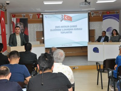 EMO ANTALYA ŞUBESİ 16. DÖNEM 1. DANIŞMA KURULU TOPLANTISI YAPILDI