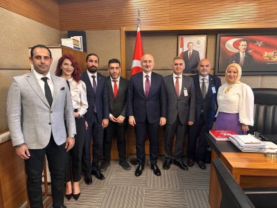 EMO ANKARA ŞUBESİNDEN TBMM BAYINDIRLIK, İMAR, ULAŞTIRMA VE TURİZM KOMİSYONU BAŞKANINA ZİYARET