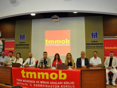 TMMOB ANTALYA İKK:KONYAALTI SAHİLİ ÖZEL İŞLETMELERE KURBAN EDİLİYOR