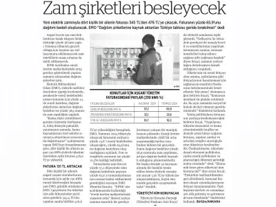 ZAM ŞİRKETLERİ BESLEYECEK (BİRGÜN)
