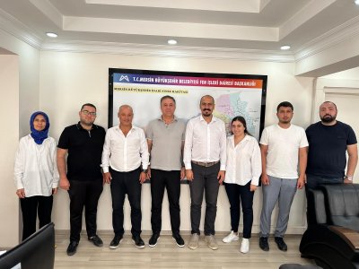 EMO MERSİN ŞUBE 14. DÖNEM YÖNETİM KURULU OLARAK MERSİN BÜYÜKŞEHİR BELEDİYESİ FEN İŞLERİ DAİRE BAŞKANI SN. SERDAR GÖKPINAR`I ZİYARET ETTİK.