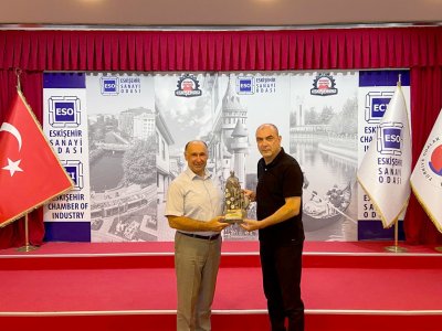 ŞUBE YÖNETİM KURULUMUZ, ESKİŞEHİR SANAYİ ODASI BAŞKANI CELALETTİN KESİKBAŞ`I ZİYARET ETTİ