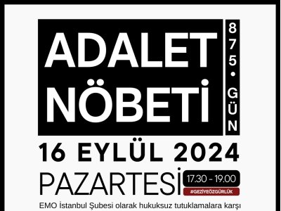 ADALET NÖBETİ 875. GÜN