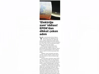 `ELEKTRİĞE ZAM` İDDİASI! EPDK`DAN DİKKAT ÇEKEN ADIM (KARADENİZ EKONOMİ)