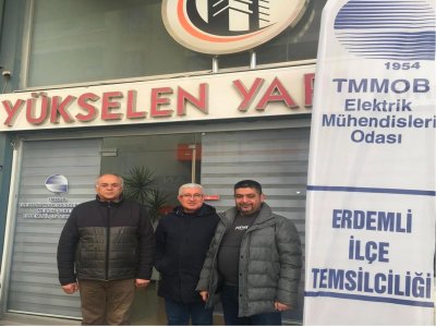 EMO ERDEMLİ İLÇE TEMSİLCİLİĞİMİZİN DENETLEMESİ BAŞARILI BİR ŞEKİLDE TAMAMLANDI.