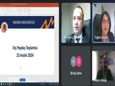 MERSİN ÜNİVERSİTESİ KALİTE GÜVENCESİNİ ARTTIRMA ÇALIŞMALARI KAPSAMINDA GERÇEKLEŞTİRİLEN FAALİYETLERİN NİTELİĞİNİ GELİŞTİRMEK AMACIYLA DÜZENLENEN DIŞ PAYDAŞ TOPLANTISINA, ŞUBEMİZİ TEMSİLEN BAŞKANIMIZ PROF. DR. ALKAN ALKAYA KATILDI