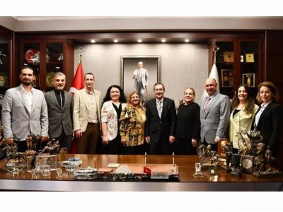 ESKİŞEHİR TEPEBAŞI BELEDİYE BAŞKANI DT.AHMET ATAÇ MAKAMINDA ZİYARET EDİLDİ