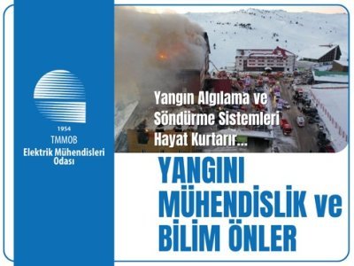 YANGIN ALGILAMA, UYARI VE SÖNDÜRME SİSTEMLERİ HAYAT KURTARIR YANGINI MÜHENDİSLİK VE BİLİM ÖNLER.
