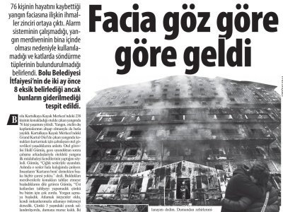 FACİA GÖZ GÖRE GÖRE GELDİ (KARAR GAZETESİ, 23.01.2025)