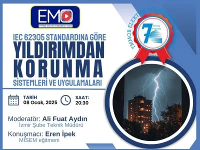 <B>EMO TV</B>: YILDIRIMDAN KORUNMA SİSTEMLERİ