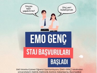 STAJ BAŞVURULARI BAŞLADI