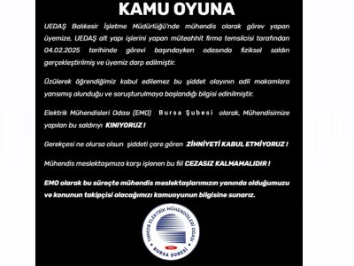 ÜYEMİZE GÖREVİ BAŞINDA YAPILAN SALDIRIYI KINIYORUZ !