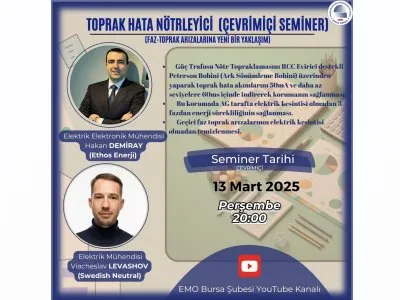 TEKNİK SEMİNER: `TOPRAK HATA NÖTRLEYİCİ  ` 
FAZ- TOPRAK ARIZALARINA YENİ BİR YAKLAŞIM