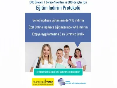 EMO ÜYELERİNE EĞİTİM İNDİRİMİ