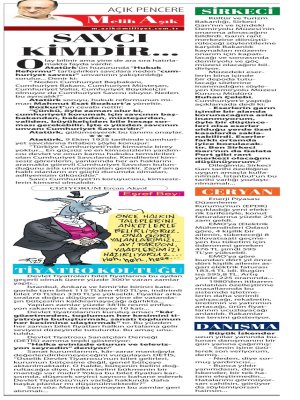 CERYAN - MELİH AŞIK (MİLLİYET GAZETESİ, 10.04.2025)