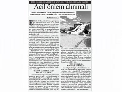 ACİL ÖNLEM ALINMALI (BAŞKENT GAZETESİ, 24.04.2025)