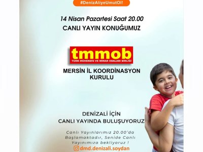 DENİZALİ İÇİN CANLI YAYINDA BULUŞUYORUZ.