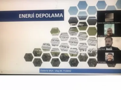 ENERJİDE DEPOLAMA KONULU BİLGİLENDİRME SEMİNERİ DÜZENLENDİ.