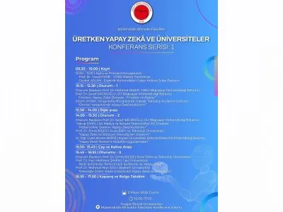 ÜRETKEN YAPAY ZEKA VE ÜNİVERSİTELER KONFERANSI DÜZENLENİYOR