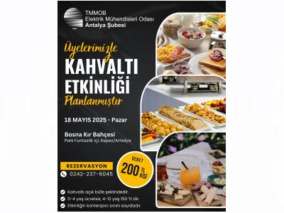 ÜYELERİMİZLE KAHVALTIDA BULUŞUYORUZ!
