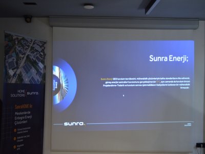 SUNRA ENERJİ FİRMASIYLA`MESKEN GES LERDE MÜHENDİSLİK HİZMETLERİNİN ÖNEMİ` SEMİNERİ YAPILDI