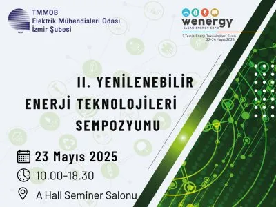 II. YENİLENEBİLİR ENERJİ TEKNOLOJİLERİ SEMPOZYUMU - <B>PROGRAM / KAYIT</B>