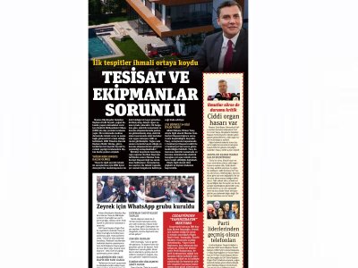 CİDDİ ORGAN HASARI VE ELEKTRİK YANIĞI VAR (GAZETE PENCERE, 09.06.2025)