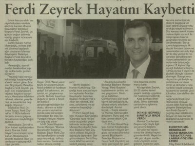 ZEYREK HAYATINI KAYBETTİ (VATAN KIBRIS GAZETESİ, 10.06.2025)