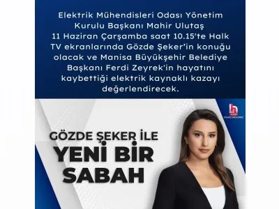 ODA YONETIM KURULU BASKANI MAHIR ULUTAS HALK TV EKRANLARINDA