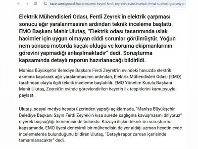 EMO HEYETİ FERDİ ZEYREKİN EVİNİ İNCELEDİ: İHMAL ŞÜPHESİ GÜÇLENİYOR (KARAR.COM, 08.06.2025)