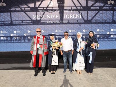 SAMSUN ÜNİVERSİTESİ MEZUNİYET TÖRENİNE KATILDIK