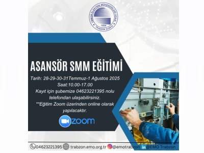 ASANSÖR SMM EĞİTİMİ