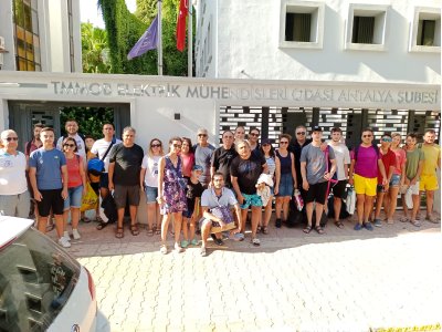 EMO ANTALYA ŞUBESİNDEN KÖPRÜLÜ KANYONDA RAFTİNG ETKİNLİĞİ