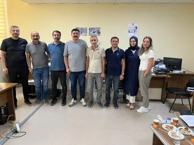 GAZİ YAŞARGİL EĞİTİM ARAŞTIRMA HASTANESİNDE MESLEKDAŞLARIMIZ ZİYARET EDİLDİ