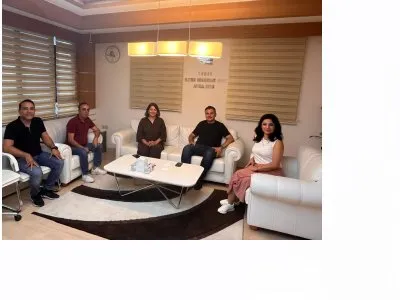EMO GAZİANTEP ŞUBE BAŞKANIMIZ İSLİM ARIKAN VE SUBEMİZ MALİ İŞLER SORUMLUSU NECLA BOZGEYİK EMO ANTALYA ŞUBEMİZİ ZİYARET ETTİ.