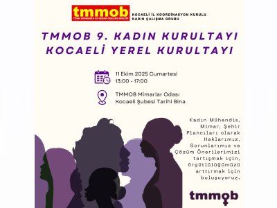 TMMOB 9. KADIN KURULTAYI KOCAELİ YEREL KURULTAYI