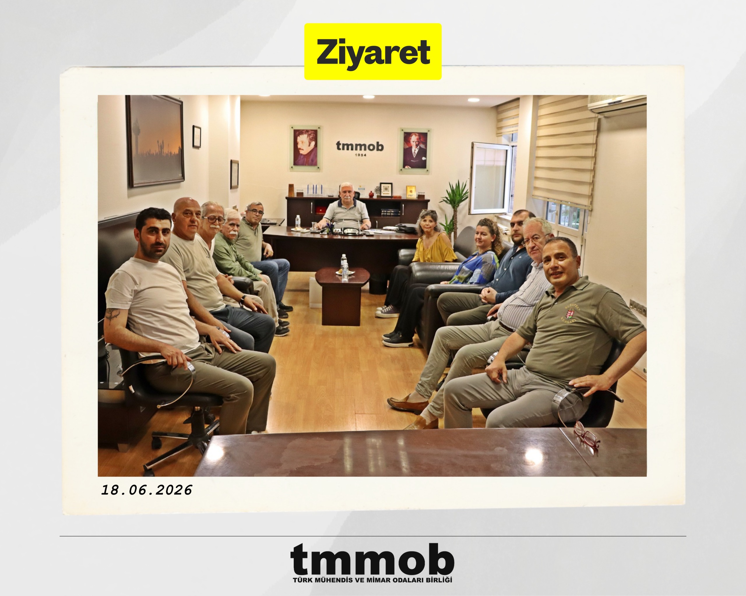 EMO, TMMOB'Yİ ZİYARET ETTİ